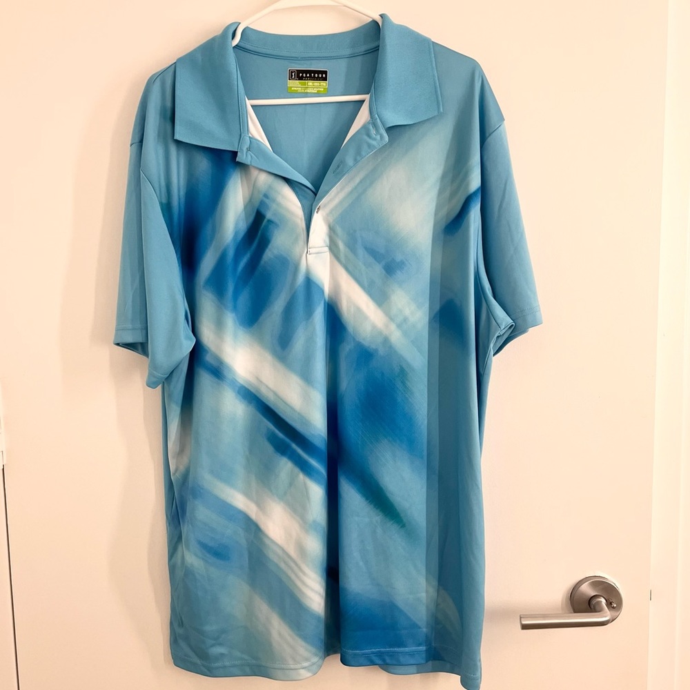 Light Blue PGA Golf Shirt